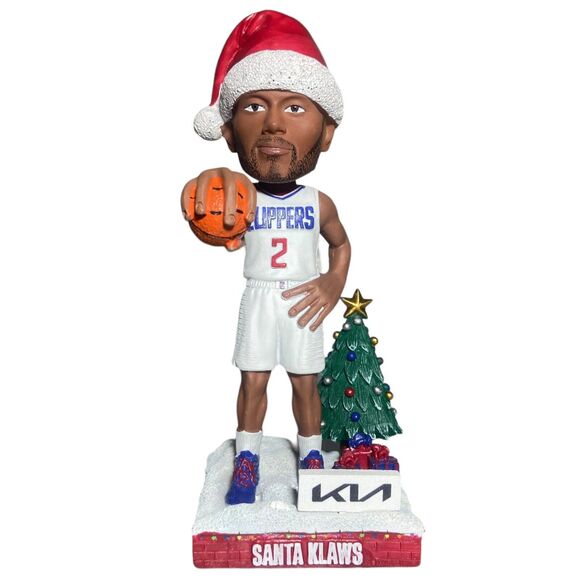 LA Clippers Kawhi Leonard Santa Claws Bobblehead New In Box  12/23/23 - Picture 2 of 10